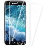 REROXE [2 Stück] Schutzfolie für Panzerglas für Samsung Galaxy S7 Edge, 9H Härte Schutzfolie, 3D Vollständige Abdeckung, HD, Anti-Kratzer, Anti-Bläschen, Anti-Öl S