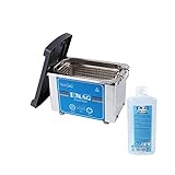 EMMI® 07D ULTRASCHALL DENTAL-SET inkl. 1x EM-070 Dentalreriniger - 500ml, 500ml Ultraschallbad Cleaner 45kHz für Prothesen/Spang