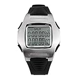 Damenschmuck Accessoires Multifunktionsuhren Fußball Schiedsrichter Uhren Stoppuhr Timer Chronograph Countdown Football Club Herrenuhr Neue Ankunft - Black & Silver EKG-Charm-Desig