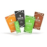 Bio Guayusa Tee Probierpaket + Teesieb (PURE, DARK, ORANGE-MINT, CHAI) | 4x 100g | Energize Your Mind | Kaffee Alternative | Natürliches Koffein, L-Theanin, Theobromin & Theophy