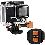 Rollei Actioncam 420 - 12 Megapixel WiFi Actioncam-Camcorder mit 4K/2K Videoauflösung sowie Full HD Videofunktion schw