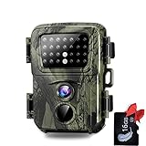 SUNTEKCAM Mini Wildkamera 20MP 1080P 850nm Leichtes Glimmen Nachtsicht Wildkamera mit Bewegungsmelder zur Beobachtung, Wildtierkamera und Heimüberwachung