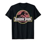 Jurassic Park Original Fossil Distressed Faded Logo T-S