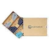 GIESSWEIN Lace Box Color - Runde Schnürsenkel aus 100% recyceltem PET, Reißfeste Schuhbänder für Sneaker, Sport- & Freizeit-S