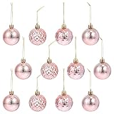 Weihnachtskugeln Christbaumkugeln Baumschmuck Weihnachtsbaum Kugeln: 12 Stücke Silber Kunststoff Weihnachtsanhänger Weihnachtsdeko Anhänger Weihnachtsbaumschmuck Weihnachten Dekoration Xmas Dek