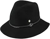 Barts Hut FILZHUT WOLLMÜTZE SCHWARZ Emmet Zierband KREMPE MODISCH 3488001 - Emmet (S/M)