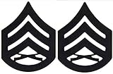 United States Marine Corps Abzeichen von Rangnadeln, 2 Stück Staff Sergeant E6 (Set)