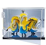 YAOJIA sammler vitrinenschränke Klare Acrylvitrine Für Actionfiguren Sammlerstücke Lego Spielzeug Organisieren, Seitentür Design Würfel Organizer Ständer Staubdicht (Color : Clear, Size : 17x13x20cm)