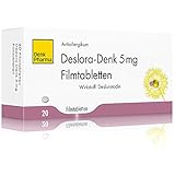 Deslora-Denk 5 mg Filmtabletten: Zur Besserung der Symptomatik bei allergischer Rhinitis und Urtikaria bei Erwachsenen und Jugendlichen ab 12 Jahren, Wirkstoff: Desloratadin, 20 Stk