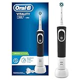 Oral-B Vitality 100 Elektrische Zahnbürste/Electric Toothbrush, 1 Putzprogamm, Timer, 1 CrossAction Aufsteckbürste, schw