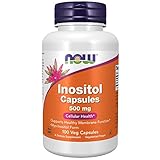 Now Foods | Inositol | 500 mg | 100 Kapseln | hochdosiert | ohne Gentechnik | Glutenfrei | Soj