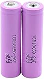 3.7V 2600 Mah Icr 18650 26F Lithium-Li-Ionen-Akku Power Bank Mikrofon Laptop Ersatzzellen-2 Stück