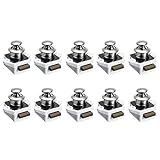 Kellss Treppengeländer Geländer 10 stücke Praktische Schrank Push-Button Catch Lock-Knopfschrank Latch Camper Rv. Wohnmobilmöbelschlösser. Treppe Halteg