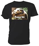 Panda Me, Panda T Shirt, schwarz - Größe: 5-6 Jahre k