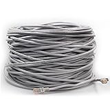CAT6 Ethernetkabel, OOSSXX 100m Netzwerkkabel, LAN Kabel unterstützt CAT6 Standards, RJ45 Internetkabel für PoE Sicherheitskamera, NVR, Schalter, Rechner,Router,Smart-TV