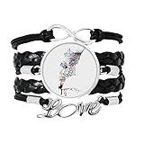 DIYthinker Barock Building Aquarell Malerei Armband Liebe Schmuck Leder Armb