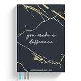 VISUAL STATEMENTS® A4 Lehrerkalender 2021/2022 - Lehrer-Planer mit extra Download-Inhalten - Schulplaner für Schuljahr 2021 2022 für Unterrichtsvorbereitung