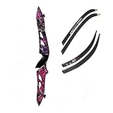 Recurvebogen Aviator pink Camo 66 Zoll 24 lb