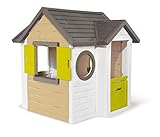 Smoby - Mein Neues Haus - Spielhaus für Kinder für drinnen und draußen, erweiterbar durch Zubehör, Gartenhaus für Jungen und Mädchen ab 2 J