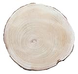 B-WARE Holzscheibe Baumscheibe Dekobrett Holz Holzbrett Brett Tischdeko Ø 30 cm B-WARE