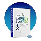 UpSpring Fruchtbarkeitszusatz für Männer, enthält Ginseng, Fruitflow®, Vitamine D, C, E, A, Selen und Zink, 15 Tab