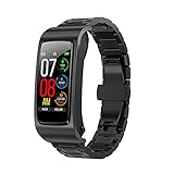 LMGKS AI Voice Call Sportfunktion Smart Watch 2021 New K12 Smart Armband Bluetooth Headset für Android und iOS (A)