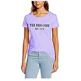 Touchlines Girlie T-Shirt How I Met Your Mother - THE BRO CODE, liliac, S, D1743