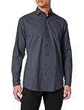 Seidensticker Herren Regular Fit Langarm Oxford Hemd, Blau (Blau 19), (Herstellergröße: 41)