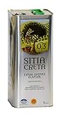 Griechisches Extra Natives Olivenöl - Sitia Creta - 0,3% Säuregehalt - Koroneiki Oliven - kaltgepresst & filtriert - natur - mildes Ölivenöl - 5 Liter - premium Q