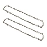 2TLG Sägeketten Kettensägenketten 3/8' 1,3 mm 33 cm Schwert kompatibel mit Oregon Bosch Dolmar Hitachi Echo Einhell Makita Husqvarna und andere. (56 TG)