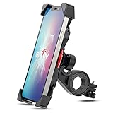 Grefay Fahrrad Handyhalterung Universal Motorrad Handy Halterung für 3,5-6,5 Zoll Smartphone mit 360° Drehb