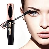 5d Seidenfaser Pure Plant Mascara, Wisch-und Wasserfeste Wimperntusche, Kein Klumpen, Vollere Wimpern, Den Ganzen Tag Lang Haltbar (Stil A)