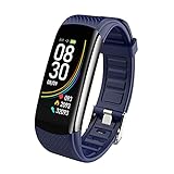 MicLee Damen Herren Fitness Armband Smartwatch mit Pulsmesser Fitness Tracker 0,96’’ Farbbildschirm Fitness Uhr Wasserdicht IP67 Aktivitätstracker Schrittzähler Sportuhr Pulsuhren für iOS