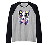 Künstlerische Border Collie Geschenk für Hundebesitzer Rag