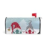 senya Home Garden Christmas Happy Gnomes Briefkasten-Abdeckung, magnetisch, Standard Large 25.5' x 20.8' M