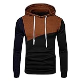 UISIEAF Fliegerjacke-Übergangsjacke-Reißverschluss-Windbreaker,Herren-Hemd-V-Ausschnitt-Geschnittenes-Stehkragen,Feinstrick-Pullover-Langarmshirt-Rundhals-Pullover183