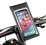Fahrrad Handyhalter wasserdichte Tasche, Fahrrad Handytasche Frontrahmentasche, Mit Touchscreen Motorradtasche, Für iPhone 12 13 Unter 6.0