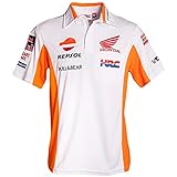 XFZDP Männer Team Polot-Shirt Motocross Schnelltrocknendes kurzärmliges Casual T-Shirt Sportswear,Orange,XL