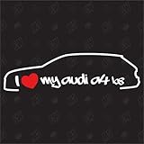 speedwerk-motorwear I Love My A4 B8 Avant - Sticker - Baujahr 2007-2013