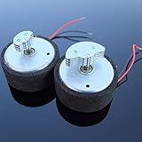 Auart Zyilei- Motor Gleichstrom 2PC DC 3V-6V starker Vibrationsmotor für DIY-Massagegerät mit EVC-Material, Verschleiß