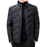 YDYBY Featherweight Daunenjacke für Herren, Leichte Winterjacke Wintermantel Winddicht wasserbeständige Daunenparka Windjacke Ideal für Camping Reisen,A,5XL