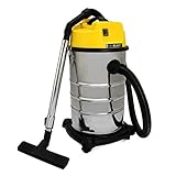 MAXBLAST 30L Industriestaubsauger – Gelb 1400W 9M Stromkabel Mehrzwecksauger Trocken-Saugen & Nass-Saugen Industrie-Sauger mit & ohne Beutel Wasser-Staubsauger b