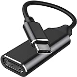 TFUFR USB C auf HDMI Adapter 4K, USB 3.1 Typ C auf HDMI Converter Tragbarer Video Audio Ausgang Kompatibel mit MacBook Air/Pad/Pro 2019/2018/2017, Galaxy S9/S10, Mate 20, Surface Book 2 usw