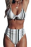 CUPSHE Ruhiger Sommer Bikini, Mehrfarbig, XL