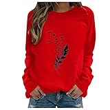 Mophghdj Hoodie Damen - Sweatjacke Damen Longsleeve Damen Pullover & Strickjacken fã¼r Damen Teenager Klamotten Teenager mädchen Cotton Sw