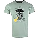 derbe Männer T-Shirt Spooky grün - XXL