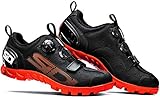 SIDI 000MCSD15 Schuhe, Schwarz und Orange, 43 EU