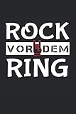 Notizbuch ca A5 Kariert 120 Seiten Geschenkidee: Rock Vor Dem Ring - Junggesellenabschied H