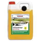 SONAX ScheibenReiniger gebrauchsfertig mit Citrusduft (5 Liter) gebrauchsfertiger Reiniger für die Scheiben- und Scheinwerferwaschanlage | Art-Nr. 02605000