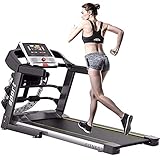 HYLK Digitales klappbares Laufband, elektrische Laufband-Klapp-Laufgeräte, Laufgerät für den Heimgebrauch, Lauftraining-Fitnessgerät, 2,5pS starker Motor, 1 12 km/h Geschwindigkeitsanpassung